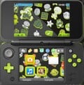 3DS theme Super Mario: Neon Green