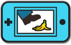 The icon for BALLOON FIGHTER: Bananas.