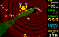 Gameplay of the stage in the Sharp X1 version