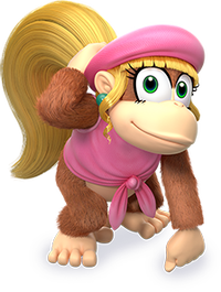 Artwork of Dixie Kong