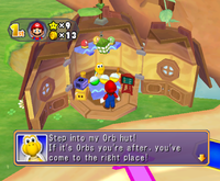 Nintendo GameCube in the Orb Hut, from Mario Party 6.