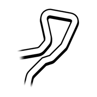 Course map asset from Mario Kart Arcade GP DX
