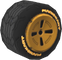 The Std_BlackGold tires from Mario Kart Tour