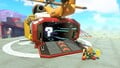 Monty Mole boarding a ride heli