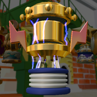 A trophy from Mario Power Tennis