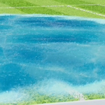 An ice obstacle, from Mario Tennis Fever