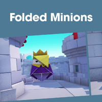 Cover image for the Folded Minions playlist for Paper Mario: The Origami King on Nintendo Music.