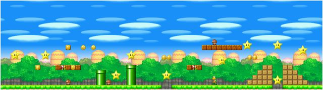 File:NewSuperMarioBros-MarioVsLuigi-Grass.png - Super Mario Wiki, the ...