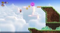 The third 10-flower coin in Expert Badge Challenge Jet Run I in Super Mario Bros. Wonder