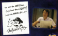 A sketch by Shigeru Miyamoto addressed to Super Mario Galaxy players