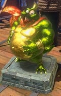 A Statue from Donkey Kong Bananza: DK Island & Emerald Rush