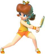 Artwork of Daisy in Mario Tennis Aces