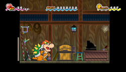 Second treasure chest in Flopside of Super Paper Mario.