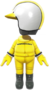 The Yellow Mii Racing Suit from Mario Kart Tour