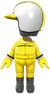 The Yellow Mii Racing Suit from Mario Kart Tour