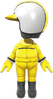 Yellow Mii Racing Suit