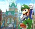 The course icon of the R variant with Luigi (Classic)