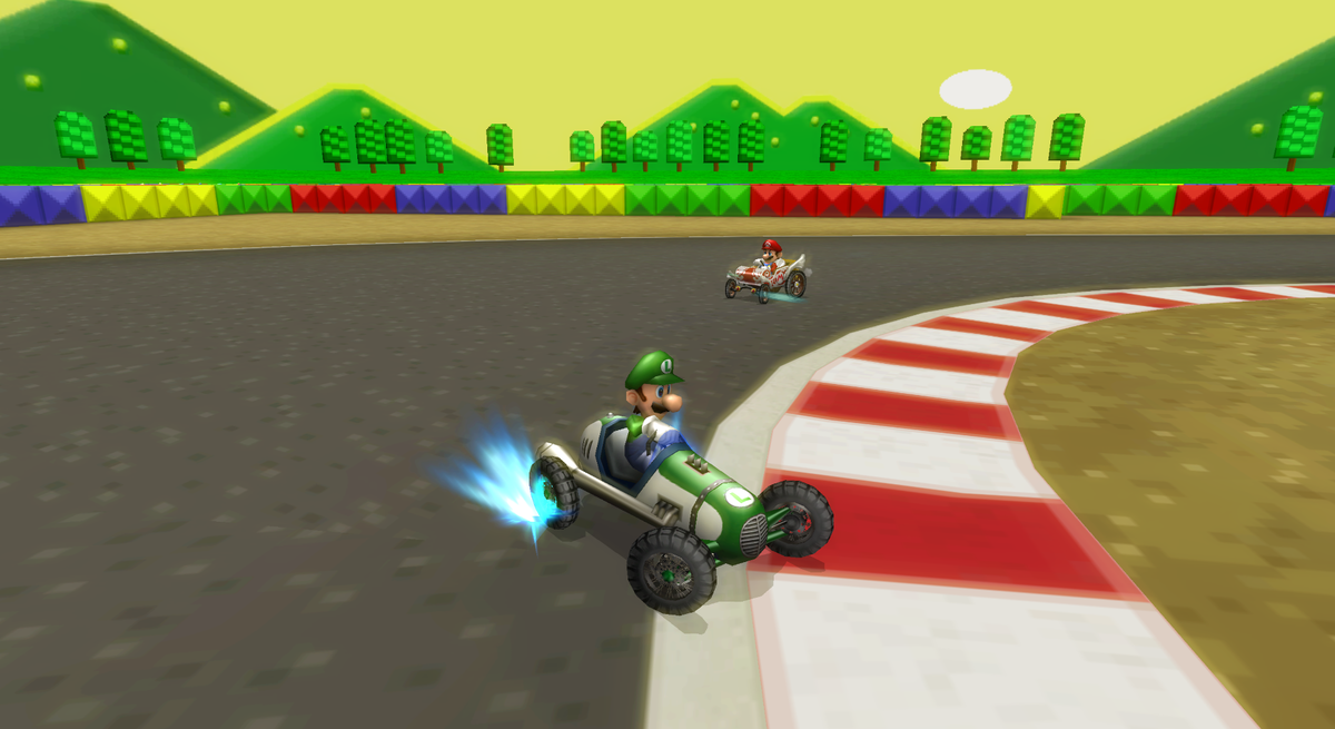 File:MKW Luigi Classic Dragster screenshot.png - Super Mario Wiki, the ...