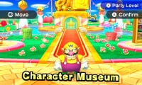 Wario in the main hub for Mario Party: Star Rush