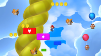 Thumbnail of Boost Block Coin Stalk in New Super Mario Bros. U