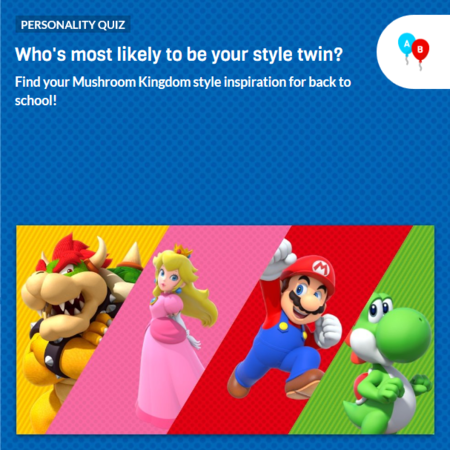 Nintendo Character Style Quiz - Super Mario Wiki, the Mario encyclopedia