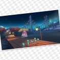 Picture shown with the "Tour Vancouver Velocity" option in an opinion poll on the courses in the fifth wave of the Mario Kart 8 Deluxe – Booster Course Pass