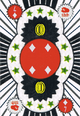 Four of Diamonds card in the Platinum Playing Cards: Official Club Nintendo Collection deck.