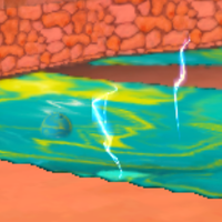 Electric goop in Super Mario Sunshine
