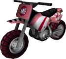 The model for Large Female Mii's Standard Bike L from Mario Kart Wii