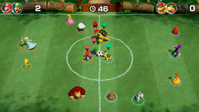 Just for Kicks minigame from Super Mario Party