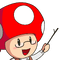 Artwork of Truss T., an unofficial mascot for the Super Mario Wiki
