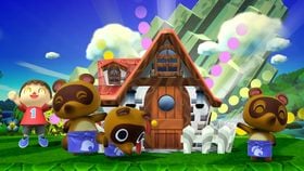 Villager's Dream Home in Super Smash Bros. for Wii U.