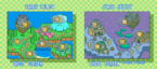Jewelry Land, which consists of the Light Realm and Dark Realm, from Yoshi's Safari.