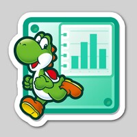 Yoshi (3DS records) - Nintendo Badge Arcade.jpg