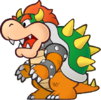 Bowser as he appears in Super Paper Mario.