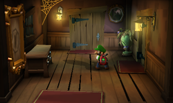 The East Hall segment from Luigi's Mansion: Dark Moon.