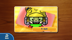 One of the Character Cards, as they appear on the TV.