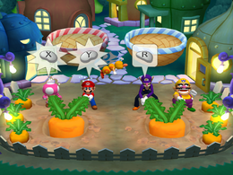 Garden Grab at night from Mario Party 6