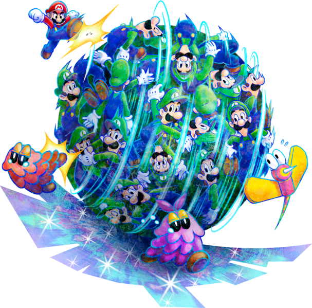 File:Luiginary Attack Artwork1 - Mario & Luigi Dream Team.png