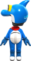 Dolphin Mii Racing Suit from Mario Kart Tour