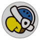 Boomerang Bro's emblem from Mario Kart Tour
