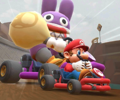 Mario and Nabbit in the Pipe Frame