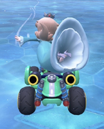 Rosalina performing a trick.
