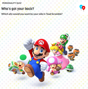 The icon for Mario Party Star Rush Fun Personality Quiz