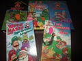 Various Super Mario cartoon series covers