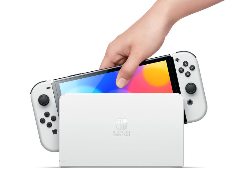 File:Nintendo Switch OLED In Dock.jpg