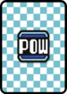 A POW Block Card in Paper Mario: Color Splash.