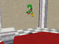 The wall leading to Snowman's Land in Super Mario 64 DS