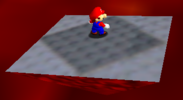 A wobble platform in Super Mario 64