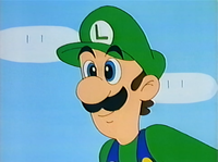 Luigi in Super Mario World: Mario to Yoshi no Bōken Land.